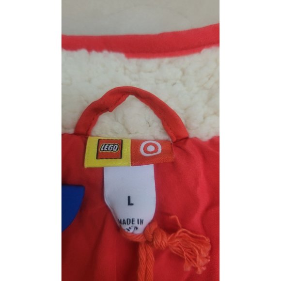 Kids' Contrast Pocket Sherpa Jacket - LEGO Collection x Target Cream L Large - Picture 4 of 8